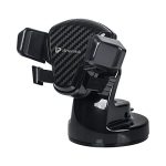 ULTRAPROLINK Adjustable Holder Universal Dash Mount | Compact One Touch one Hand Operated | Car Holder Dashboard & Windscreen Mount for All Smartphones Phones | Made of Premium ABS Materials | UM1073