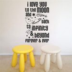 Gadgets Wrap Children’s Room Art Decor Home Decor Removable Vinyl Nursery Kids Room Wall Sticker Moon Stars Home Décor