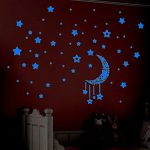 GADGETS WRAP A Set Kids Bedroom Fluorescent Glow in The Dark Stars Wall Stickers Decals for Kids Baby Rooms Bedroom Home Decor Decoration