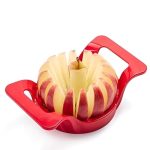 Apple Slicer, Corer, Cutter, Divider with 8 Stainless Steel Sharp Blades,Premium Dainty Gadget for Apples and More, Green (Model-2)