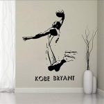 Gadgets wrap Creative Graphic Vinyl Wall Sticker of Kobe Bryant for Kids Room Decorative Wall Decal Mural