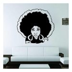 GADGETS WRAP African Woman Girl Sexy African Beauty Salon Hair Salon spa Vinyl Wall Sticker Wall Decoration Decal Sticker