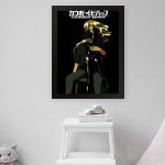 GADGETS WRAP Printed Photo Frame Matte Painting for Home Office Studio Living Room Decoration (11x17inch Black Framed) – Cowboy Bebop Space Boy