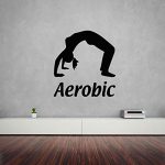 Gadgets Wrap Wall Stickers Vinyl Decal Aerobics Gymnastics Women’s Sports décor, AG20-DRP-1795