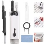 BAU 7 in 1 Electronic Cleaner kit, Cleaning Kit for Monitor Keyboard Airpods MacBook iPad iPhone, Screen Dust Brush, Airpod Cleaner Pen, Key Puller, and Spray Bottle