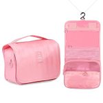 BESTOTTAM Travel Toiletry Bags Hanging Multi-Function Cosmetic Bag Makeup Bag for Women (Pink)