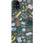 Mugruch Hard Back Case Cover for Samsung Galaxy A51 5G | Student Study Gadgets Pattern | Design- 24