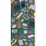 Mugruch Hard Back Case Cover for Samsung Galaxy J8 / Samsung Galaxy A6 Plus | Student Study Gadgets Pattern | Design- 24