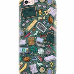 Dugvio Printed Colorful Hard Back Case Cover & Compatible for Apple iPhone 6 Plus/iPhone 6S Plus | Student Study Gadgets Pattern (Multicolor) – D24