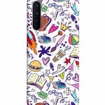 Dugvio Printed Colorful Hard Back Case Cover & Compatible for OnePlus Nord/OnePlus Z | Student Study Gadgets Art (Multicolor)
