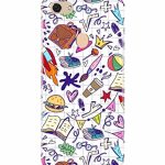 Dugvio Printed Colorful Hard Back Case Cover & Compatible for Oppo A5 | Student Study Gadgets Art (Multicolor)