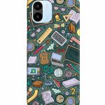 Mugruch Colorful Hard Back Case Cover for Xiaomi Redmi A1 2022 / Redmi A1 | Student Study Gadgets Pattern | Design- – D24