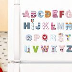 Gadgets Wrap English Letters Alphabet Wall Stickers for Kids Rooms Nursery Room Decor Children Wall Decal