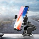 CQLEK® A-1 Latest Car Mobile Holder/Car Mount Long Neck 360° Rotation with Ultimate Reusable Suction Cup for Car Dashboard/Car Windshield/Desktop