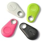 Invicto GPS-700 Tracking Device Smart Key Finder Locator GPS Tracking Device for Kids Boys Girls Pets Cat Dog Keychain Wallet Luggage Anti-Lost Tag Alarm Reminder Selfie Shutter