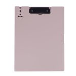 Mrinita A4 Size Foldable Clipboard File Exam Board Scratch Free, Foamed PP Material Exam Pad 360* Writing Board Anti-Friction Multi-Functional for Students, Professionals, Artists (Blush)