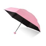 PRAMUKH Gadget capsule mini umbrella Mini Compact Umbrella Windproof Travel Sun &Rain with capsule Case – UV Protection Women or Kids Perfect (multi color pack of 1)