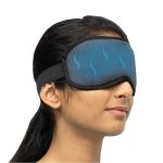 SandPuppy EyeFresh – Eye Mask With Cooling Gel (Pack of 2) | Eye Mask For Sleeping With Cooling Gel | Ideal For Puffy Eyes And Dark Circles | Eye Cooling Mask | Universal Fit, Black