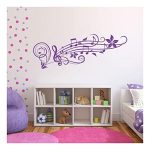 GADGETS WRAP Creative Children’s Room DIY Art Wall Sticker Purple Vinyl Wall Decoration Sticker