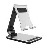 URBAN KINGS Cell Phone Stand. Desk Angle Adjustable Cellphone Stand Foldable Cellphone Desktop Holder. Compatible with 4″-12.9″ Smartphone/iPad/Kindle/Tablet.