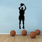 Gadgets Wrap Basketball Player Vinyl Decal Sticker for Boy Room Wall Decoration