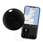 tag8 Dolphin Smart Tracker Pro, Alternative to GPS Tracker for Locating Your Valuables, Works with Android & Apple Device, Bluetooth Device for Wallet, Luggage Bag, Phone & Key Finder, Pack 1, Black