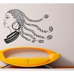GADGETS WRAP African Girl Wall Decoration Decal Sticker
