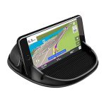 Loncaster Car Phone Holder, Car Phone Mount Silicone Car Pad Mat for Various Dashboards, Anti-Slip Desk Phone Stand Compatible with iPhone, Samsung, Android Smartphones, GPS Devices and More