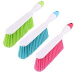 Cleaning Brush with Long Handle Dust Cleaning Brush | Ideal for Carpet Cleaning, Car Seat, Bed, Sofa, Curtains, Mats and Household Upholstery Cleaning | Multicolour | Pack of 1