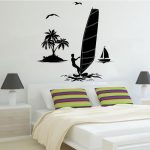 GADGETS WRAP Wall Decal Vinyl Sticker Windsurfer Mural Boys for Office Home Wall Decoration