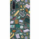 Mugruch Hard Back Case Cover for Samsung Galaxy Note 10 | Student Study Gadgets Pattern | Design- 24