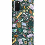 Mugruch Hard Back Case Cover for Samsung Galaxy S20 | Student Study Gadgets Pattern | Design- 24