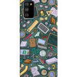 Mugruch Hard Back Case Cover for Samsung Galaxy M02S / Samsung Galaxy F02S | Student Study Gadgets Pattern | Design- 24