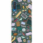 Mugruch Hard Back Case Cover for Samsung Galaxy A70 / Samsung Galaxy A70S | Student Study Gadgets Pattern | Design- 24