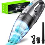 Oraimo Cordless Vacuum Cleaner for Home and Car Use,Small Vacuum Cleaner for Bed and Sofa,Handheld Vacuum Cleaner,5.5 Kpa Suction Power for Dust & Pet Hair Removal,Lightweight & Portable