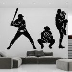 GADGETS WRAP Wall Decal Vinyl Sticker Baseball Boy for Office Home Wall Decoration