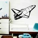 Gadgets Wrap Exquisite Rocket Wall Stickers Decorative Sticker Home Decor for Kids Rooms Nursery Room Decor for Bedroom Home Decor Murals