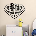 GADGETS WRAP Boys Bedroom Wall Sticker Superheroes Design Vinyl Wall Vinyl Wall Decal Decoration Sticker