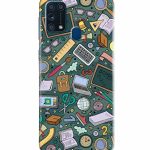 Mugruch Hard Back Case Cover for Samsung Galaxy M31 / Samsung Galaxy M31 Prime | Student Study Gadgets Pattern | Design- 24