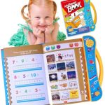 Intelligence Book | Interactive Book -Musical English Educational Phonetic Learning Book for 3 + Year Kids|Toddlers|Educational ABC and 123 E-Learning Kids Electronic Activity Notebook