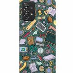 Mugruch Hard Back Case Cover for Samsung Galaxy M32 5G | Student Study Gadgets Pattern | Design- 24