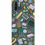 Mugruch Hard Back Case Cover for Samsung Galaxy Note 10 Plus/Samsung Galaxy Note 10 Pro | Student Study Gadgets Pattern | Design- 24
