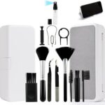 CARTSHOPPER Multi-Functional 18-in-1 Smart Cleaning Kit Tool Set| Cleaning Pen, Spray Super Fiber Cloth, Brush, Key Puller for Earbuds, Camera, Mobile, Tablet, Laptop, Keyboard, Electronic Gadgets