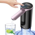 Costar Automatic Water Dispenser for 20 Litre Bottle,Portable Wireless Water Pump with LED Digital Display,Smart Touch,Rechargeable Battery&Foldable Water Bottle Pump for Home/Office/Outdoor(1200mAh)