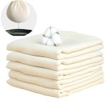 Hian 100% Muslin Cotton Cheese Cloth for Expert Cheese and Paneer Crafting – Finest Straining and Draining Fabric (5 Meter)
