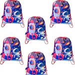 Gamins Gadgets® (Set of 6) Foldable Waterproof Printed Handbag| Used in Travelling, Shopping, Carrying things | Easy to keep| Can be Easily kept inside a pocked Cost Effective and Durable