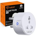 Tukzer 10A WiFi Smart Plug, Work with Alexa & Google Home Assistant, Suitable for Small Appliances like TVs, Electric Kettle, Mobile and Laptop Chargers