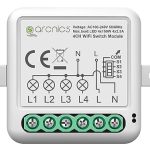 arcnics® – 4 Node Smart WiFi Retrofit Switch | WiFi Controlled | Works with Smart Life, Alexa, Google | Fits into any Existing Switch Board | DIY 4 Channel/Gang Module