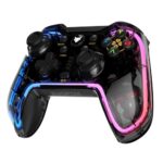 EvoFox One Universal Bluetooth Gamepad For iOS, iPadOS, Android, PS4 and PC (X-Input) with The Dojo App, Detachable Mobile Clamp, Low Latency Bluetooth 5.1 and More (Transparent)