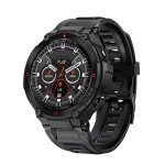 World Of PLAY, PLAYFIT Strength, Rugged & Sporty Full Touch IPS Display, Bluetooth Calling, 2W EBEL Watch Speaker, Multiple Exercise Modes, IPX67 Water Protection, Smart Watch for Men (Galaxy Black)